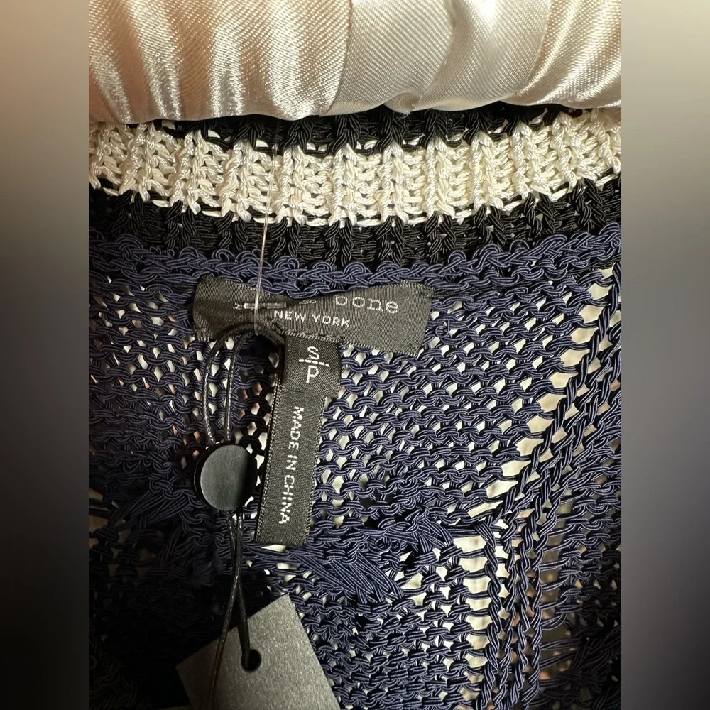 Rag & Bone navy and Black and white Knit Sweater
